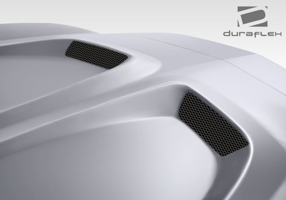 2011-2014 Dodge Charger Circuit Style Hood - 1 Piece - FRP