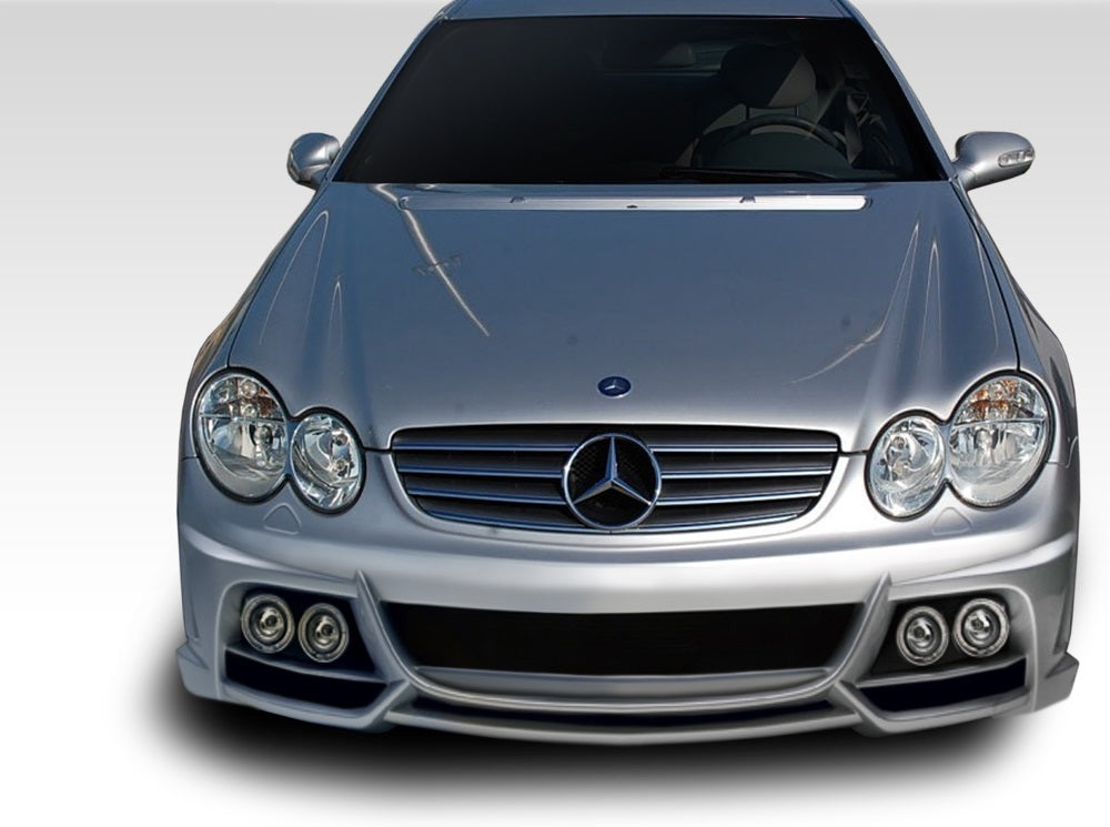 2003-2009 Mercedes CLK W209 W-1 Style Front Bumper Cover - FRP