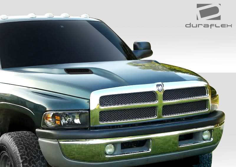 1994-2001 Dodge Ram MP-R Style Hood - 1 Piece - FRP