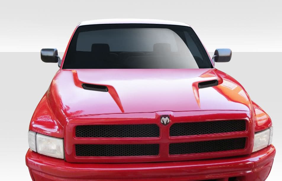 1994-2001 Dodge Ram MP-R Style Hood - 1 Piece - FRP