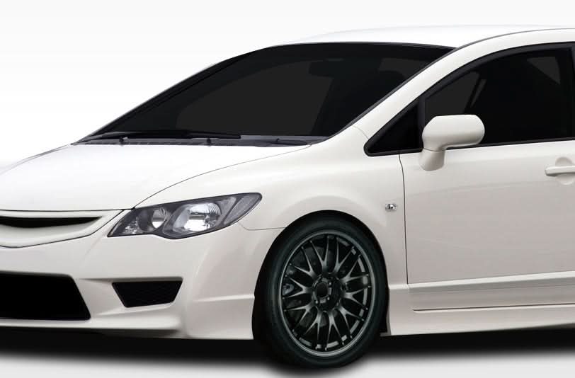 2006-2011 Honda Civic 4DR JDM Type R Style Conversion Fenders - FRP
