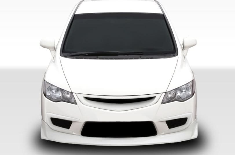 2006-2011 Honda Civic 4DR JDM Type JS Type R Style Front Lip - FRP