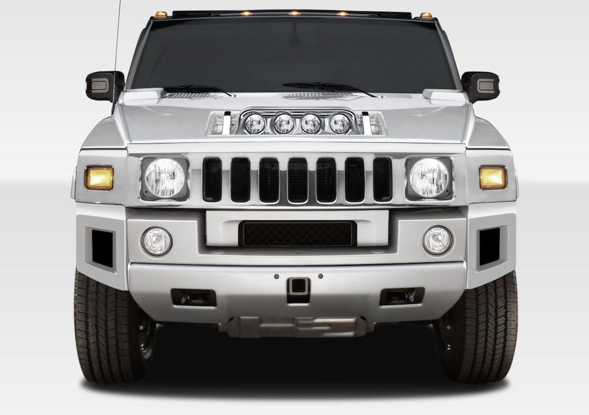 2003-2009 Hummer H2 BR-N Style Front Add On Bumper Extensions - FRP