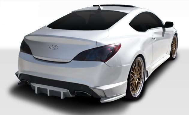 2010-2016 Hyundai Genesis Coupe TP-R Style Rear Lip Spoiler Air Dam - FRP