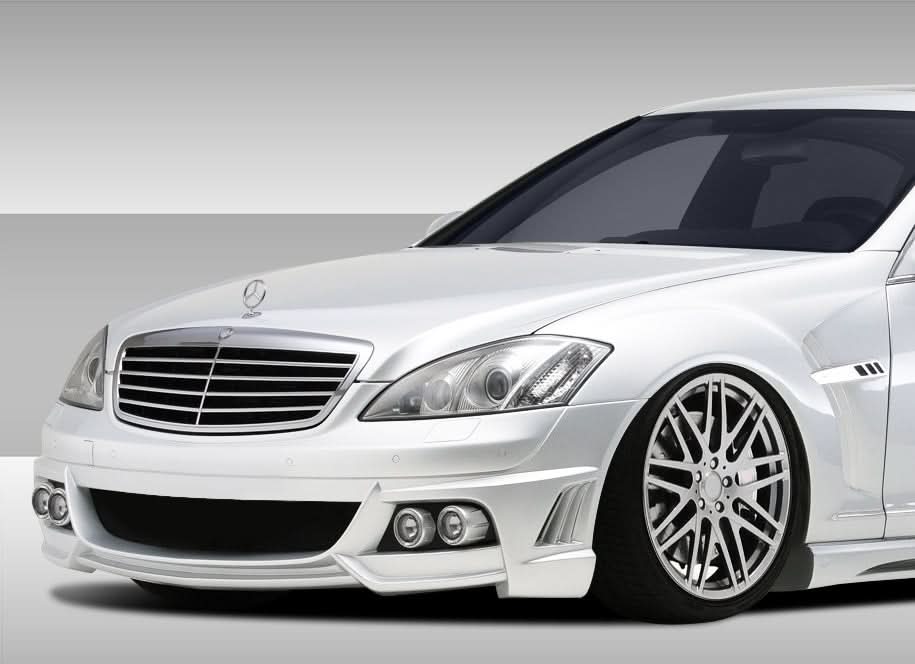 2007-2009 Mercedes S Class Eros Version 2 Style Front Bumper - FRP
