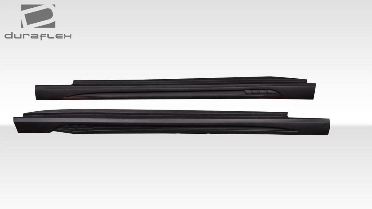 2010-2016 Mercedes E Class W212 Eros Version 1 Style Side Skirts - FRP