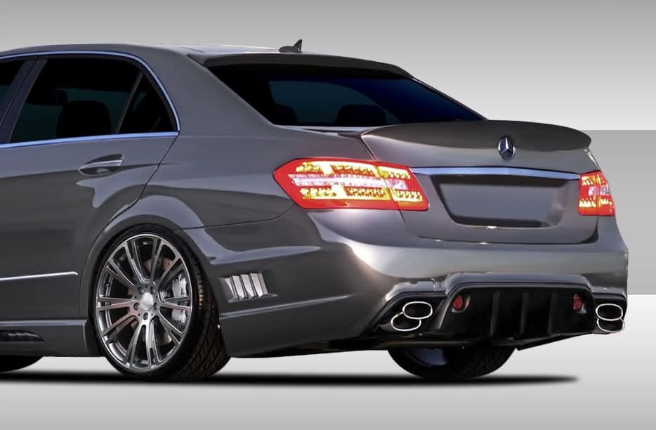2010-2016 Mercedes E Class W212 Eros Version 1 Style Rear Bumper Cover - FRP