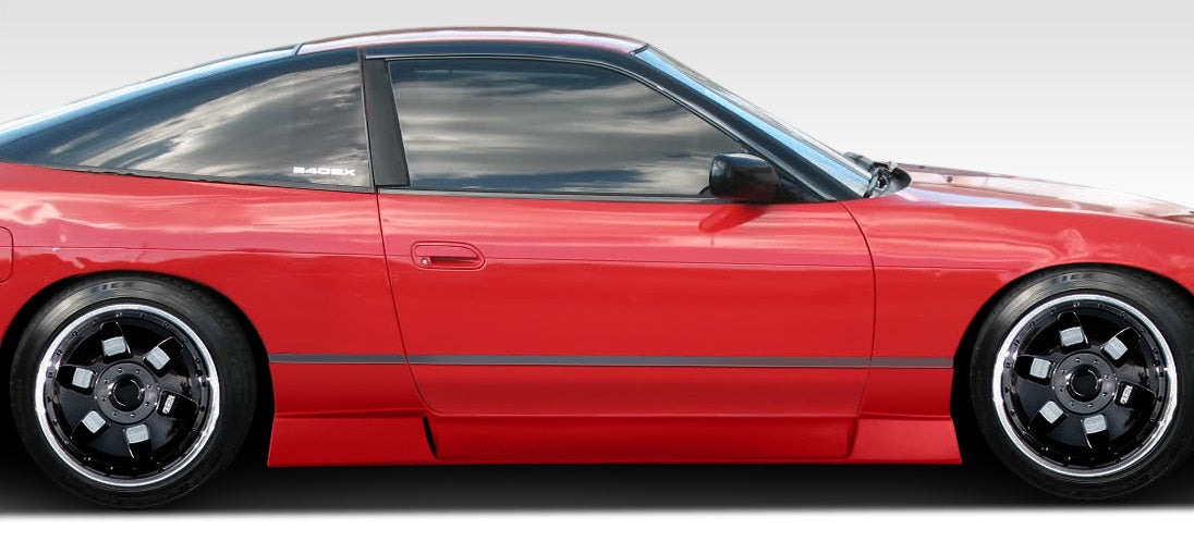 1989-1994 Nissan 240SX S13 GT-1 Style Side Skirts Rocker Panels - FRP