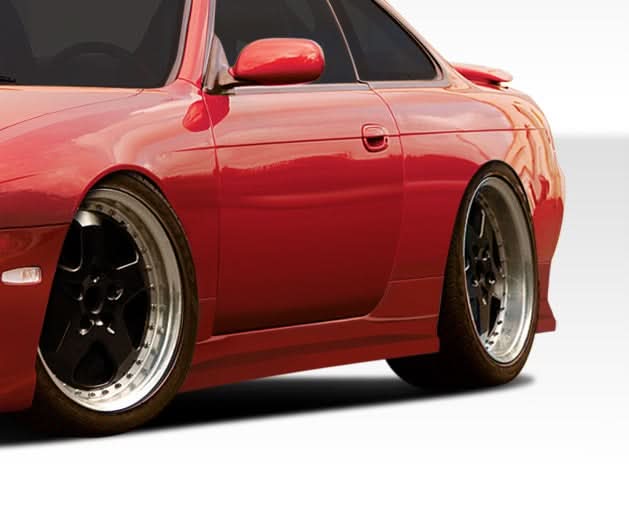 1995-1998 Nissan 240SX S14 WX-9 Style Side Skirts Rocker Panels - FRP