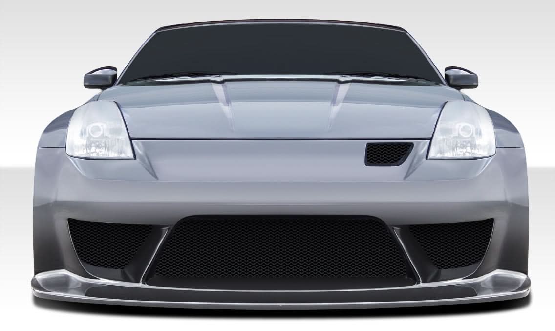 2003-2008 Nissan 350Z J-Spec 2 Style Front Bumper Cover - FRP