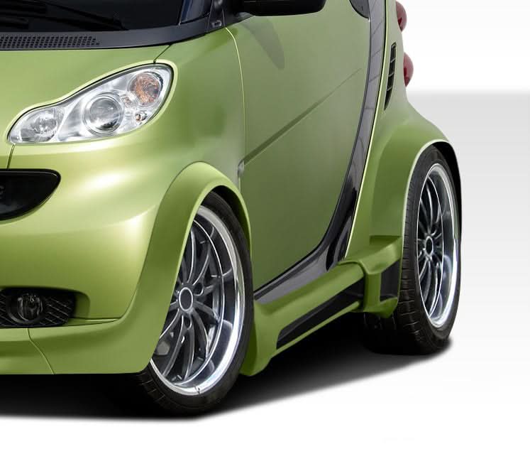 2008-2016 Smart ForTwo GT300 Style Wide Body Side Skirts - 4 Piece