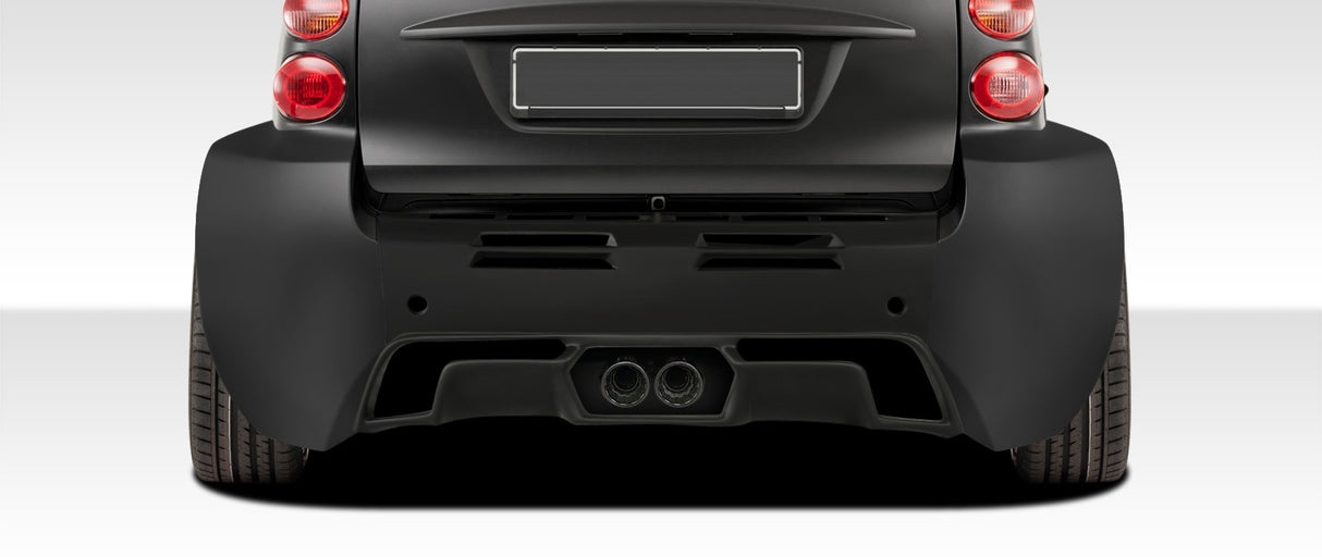 2008-2016 Smart ForTwo GT300 Style Wide Body Rear Diffuser - FRP