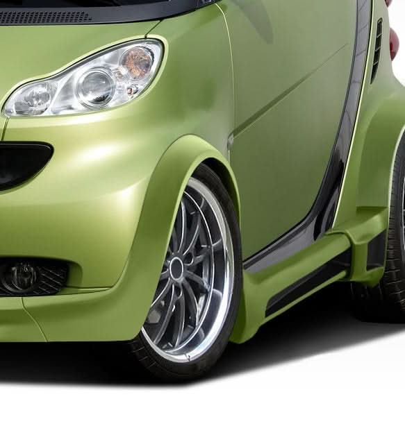 2008-2016 Smart ForTwo GT300 Style Wide Body Front Fenders - 2 Piece