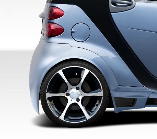 2008-2016 Smart ForTwo GT300 Style Wide Body Rear Fenders - FRP