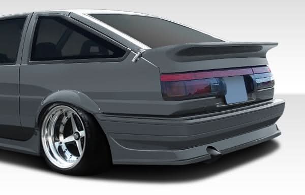 1984-1987 Toyota Corolla MB-R Style Rear Bumper Cover - FRP