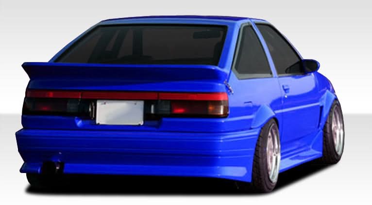 1984-1987 Toyota Corolla RF Design Style Rear Bumper Cover - FRP