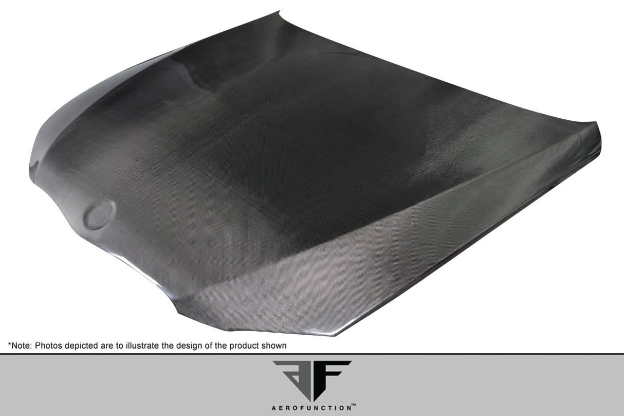 2007-2010 BMW 3 Series E92/E93 AF-2 Style Hood - Carbon Fiber