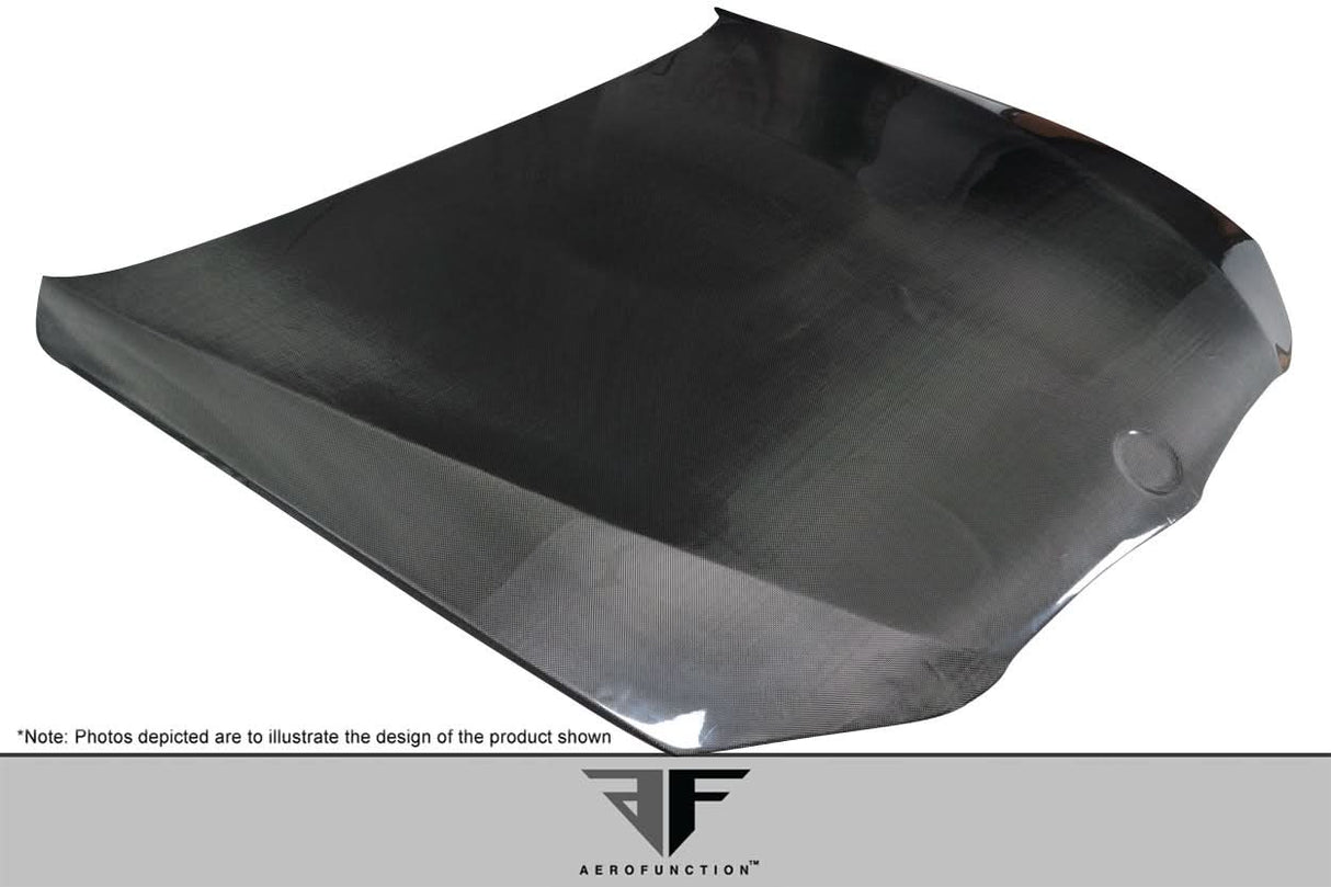 2007-2010 BMW 3 Series E92/E93 AF-2 Style Hood - Carbon Fiber