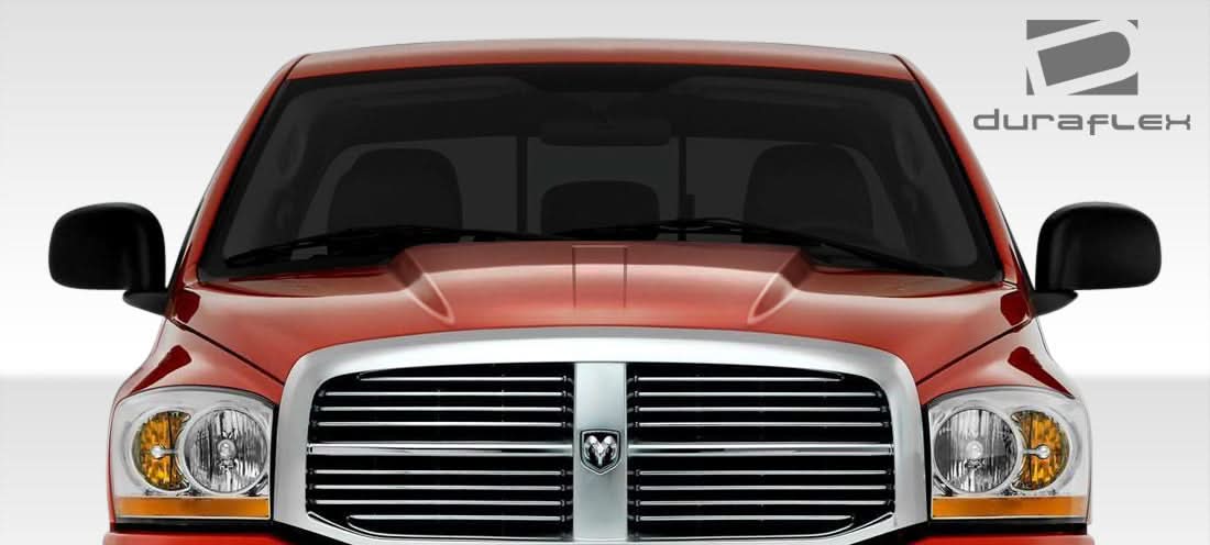 2002-2008 Dodge Ram Cowl Induction Style Hood - FRP