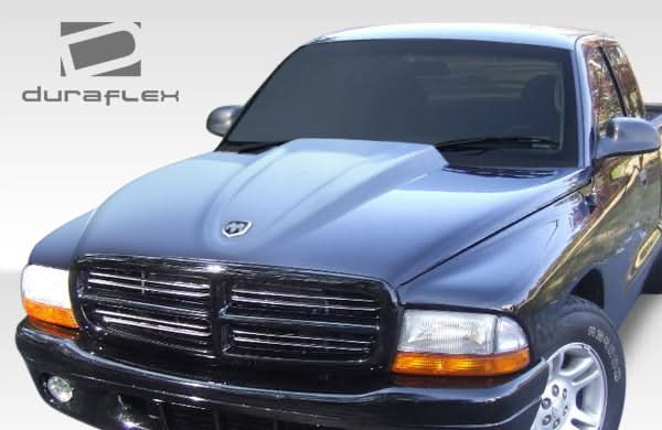 1997-2004 Dodge Dakota/1998-2003 Durango Cowl Induction Style Hood - FRP