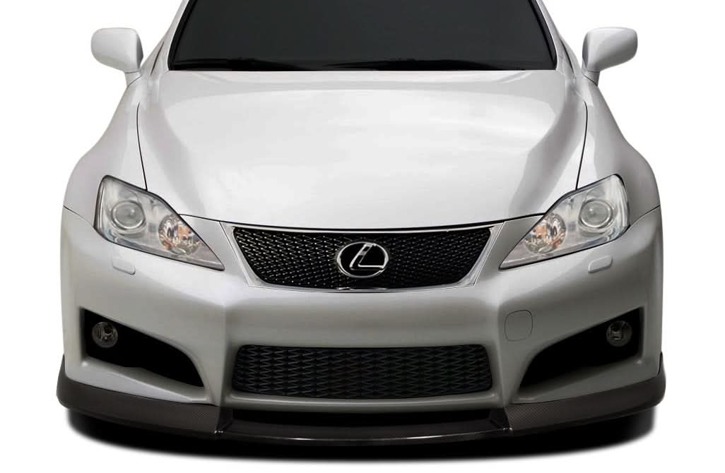 2008-2014 Lexus IS-F AF-1 Style Front Add-On Spoiler - Carbon Fiber