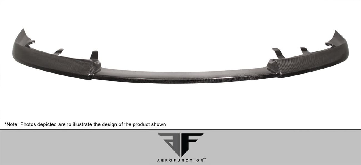 2008-2014 Lexus IS-F AF-1 Style Front Add-On Spoiler - Carbon Fiber