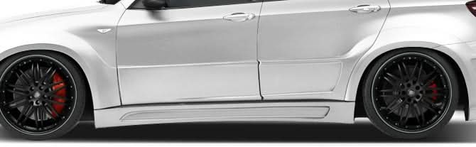 2008-2014 BMW X6 AF-3 Style Wide Body Front Door Caps - FRP