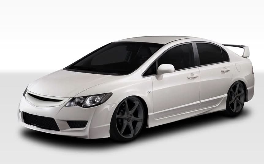 2006-2011 Honda Civic 4DR JDM Type R Style Conversion Kit - FRP