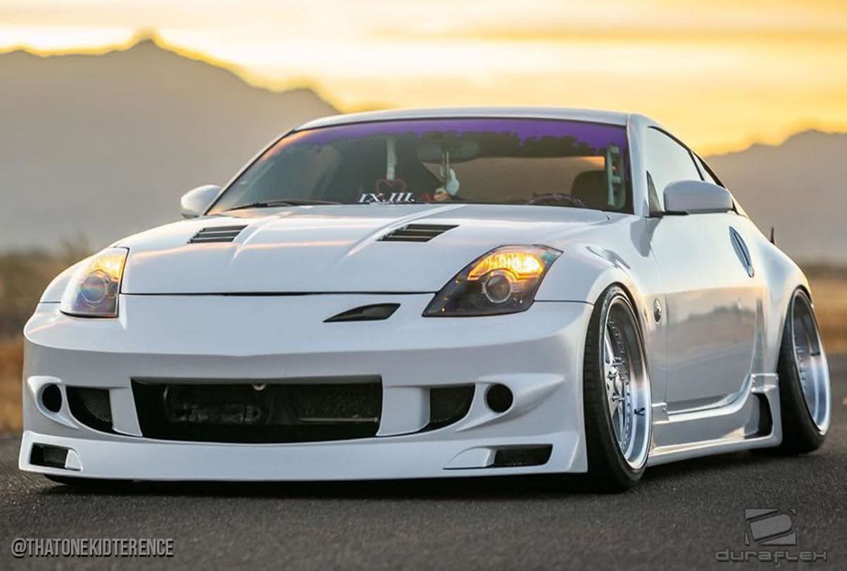 2003-2008 Nissan 350Z J-Spec Style Body Kit - 4 Piece - FRP