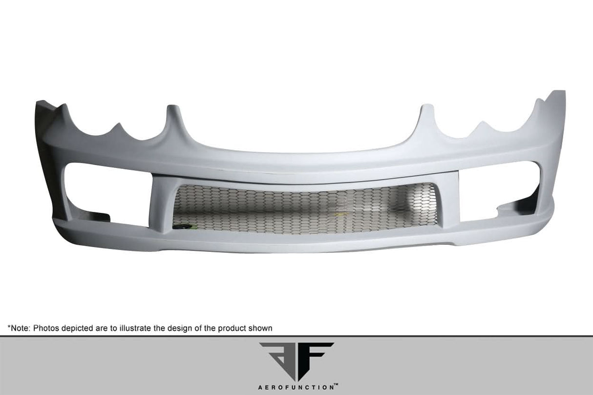 2003-2008 Mercedes SL Class AF-Signature 1 Style Wide Body Front Bumper - FRP
