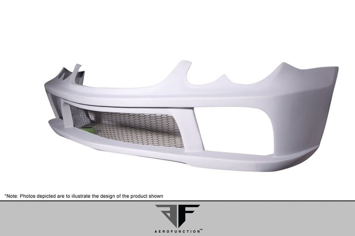 2003-2008 Mercedes SL Class AF-Signature 1 Style Wide Body Front Bumper - FRP