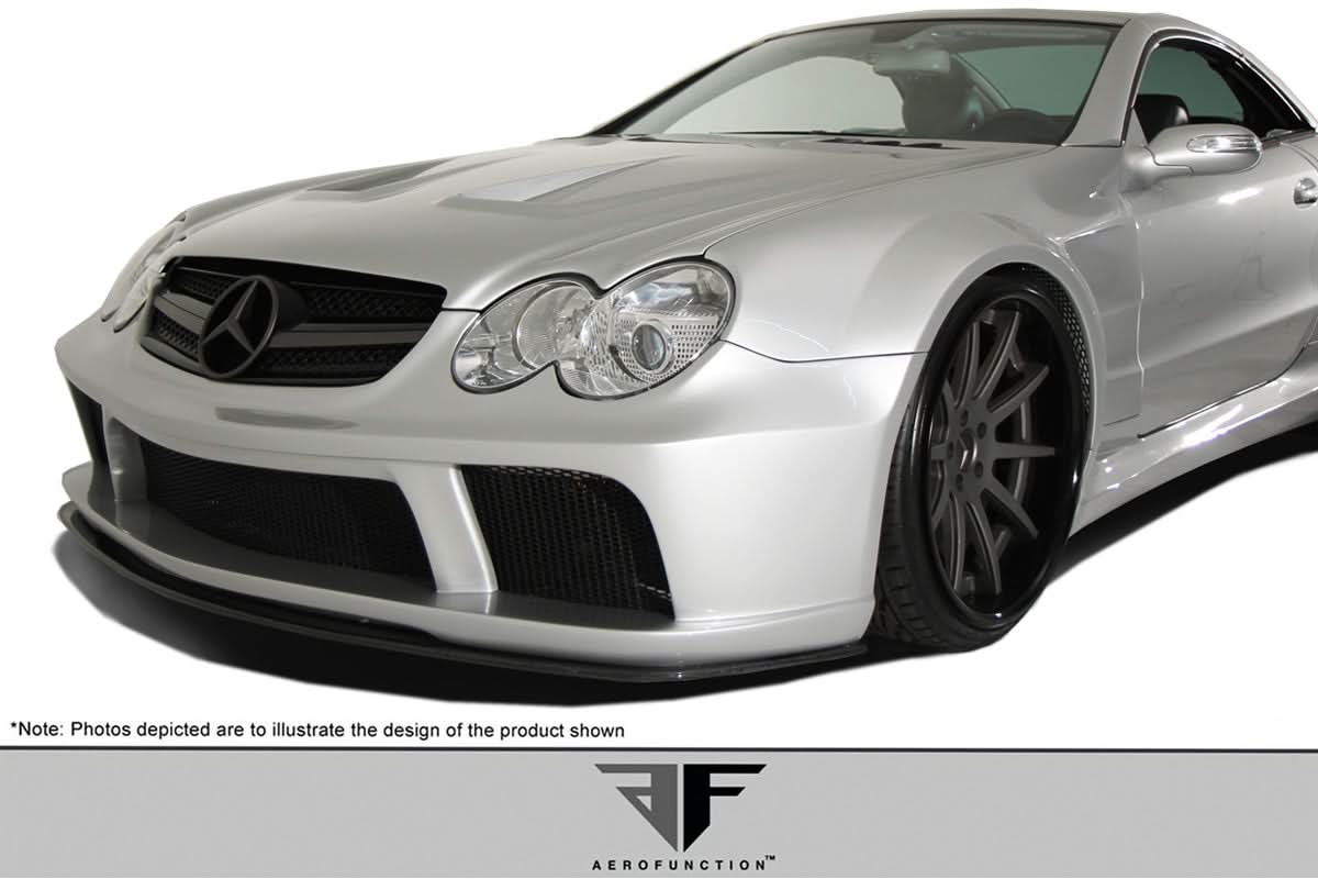 2003-2008 Mercedes SL Class AF-Signature 1 Style Wide Body Front Bumper - FRP