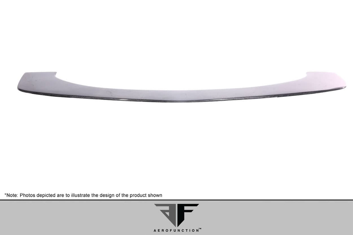 2003-2012 Mercedes SL Class R230 AF-Signature 1 Style Wide Body Front Add On Spoiler - Carbon Fiber
