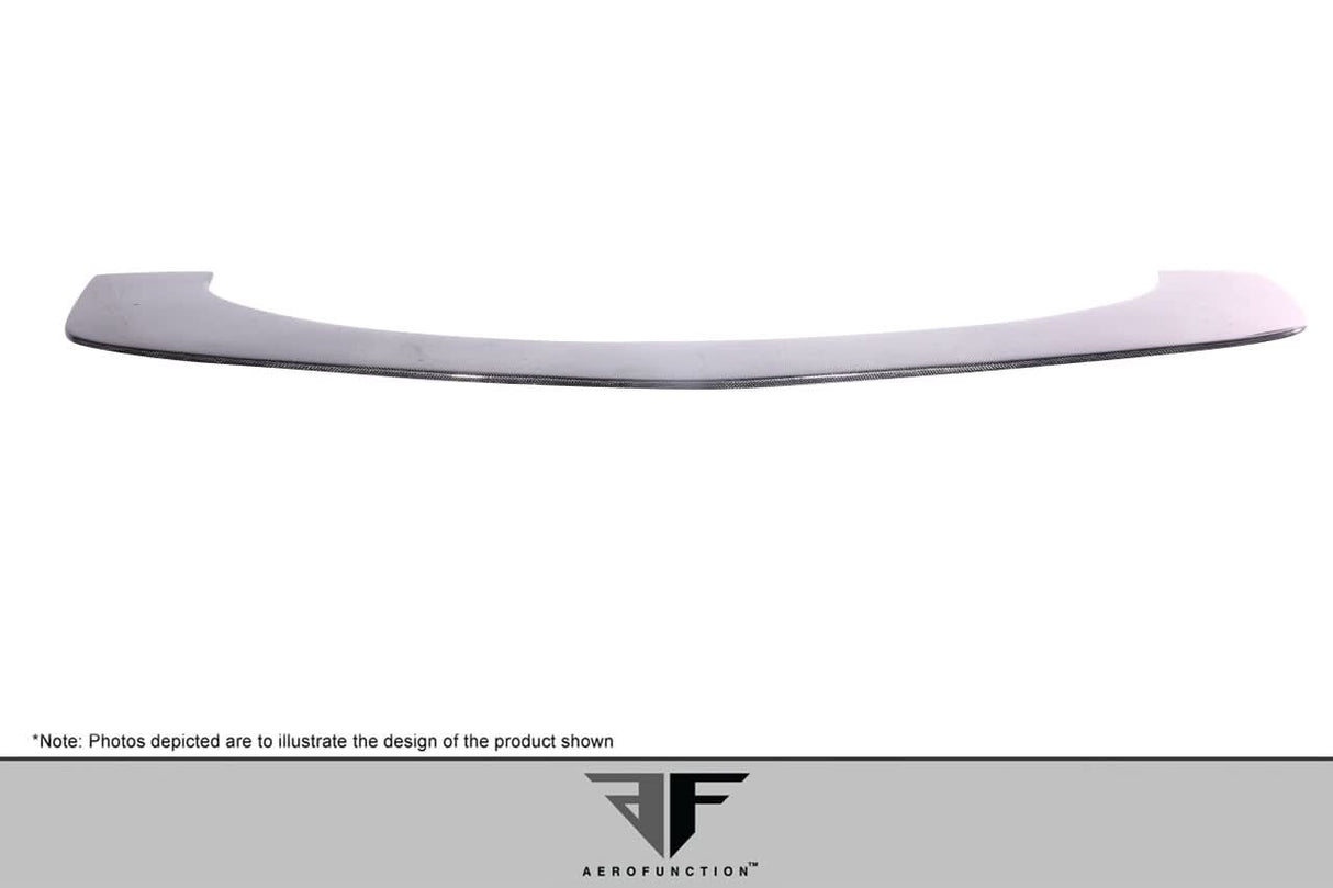 2003-2012 Mercedes SL Class R230 AF-Signature 1 Style Wide Body Front Add On Spoiler - Carbon Fiber