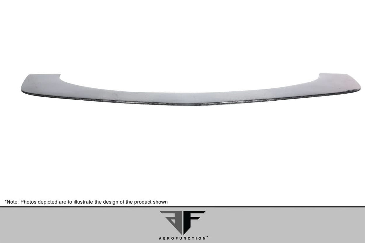 2003-2012 Mercedes SL Class R230 AF-Signature 1 Style Wide Body Front Add On Spoiler - Carbon Fiber
