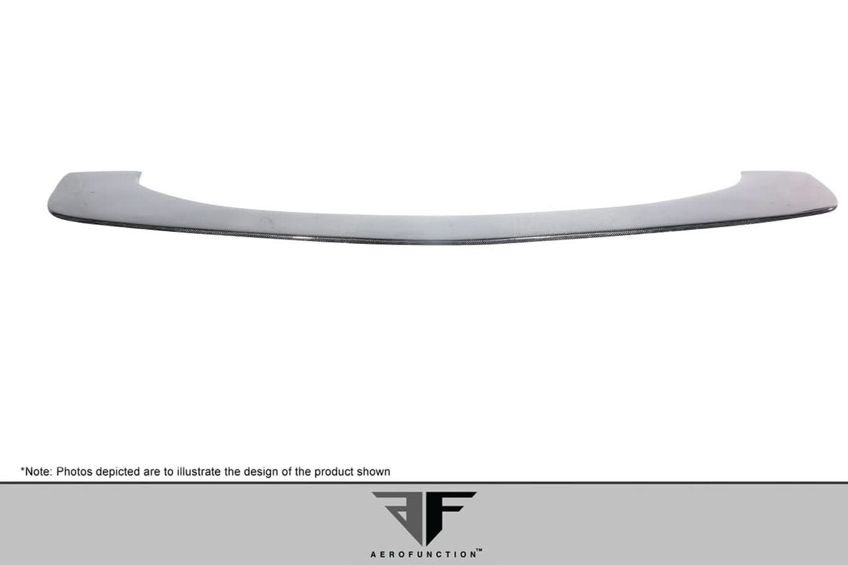2003-2012 Mercedes SL Class R230 AF-Signature 1 Style Wide Body Front Add On Spoiler - Carbon Fiber