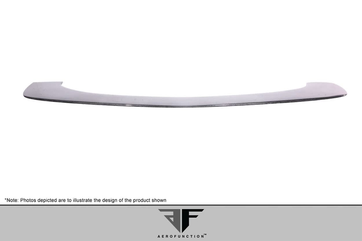 2003-2012 Mercedes SL Class R230 AF-Signature 1 Style Wide Body Front Add On Spoiler - Carbon Fiber