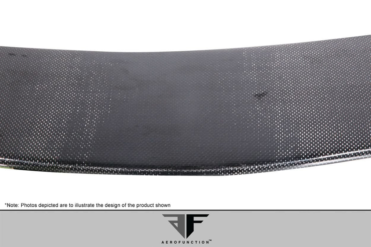 2003-2012 Mercedes SL Class R230 AF-Signature 1 Style Wide Body Front Add On Spoiler - Carbon Fiber