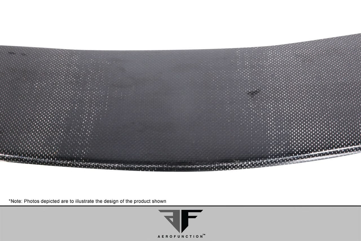 2003-2012 Mercedes SL Class R230 AF-Signature 1 Style Wide Body Front Add On Spoiler - Carbon Fiber