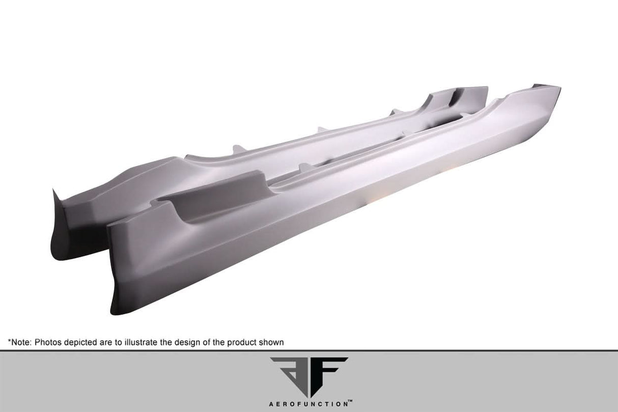 2003-2012 Mercedes SL Class R230 AF-Signature 1 Style Wide Body Side Skirts - FRP