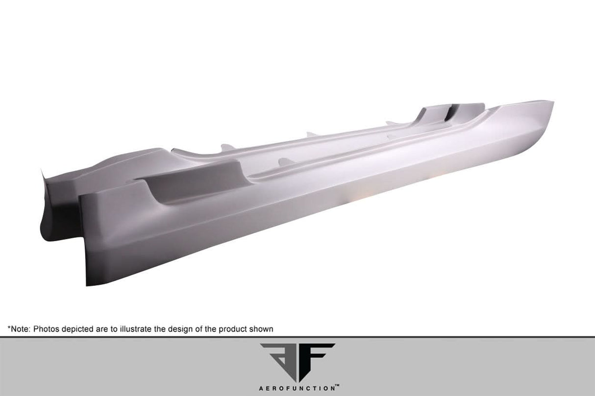 2003-2012 Mercedes SL Class R230 AF-Signature 1 Style Wide Body Side Skirts - FRP
