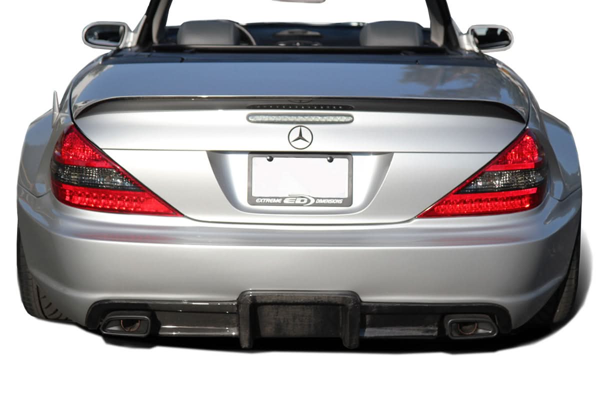2003-2012 Mercedes SL Class AF-Signature 1 Style Wide Body Rear Diffuser - Carbon Fiber
