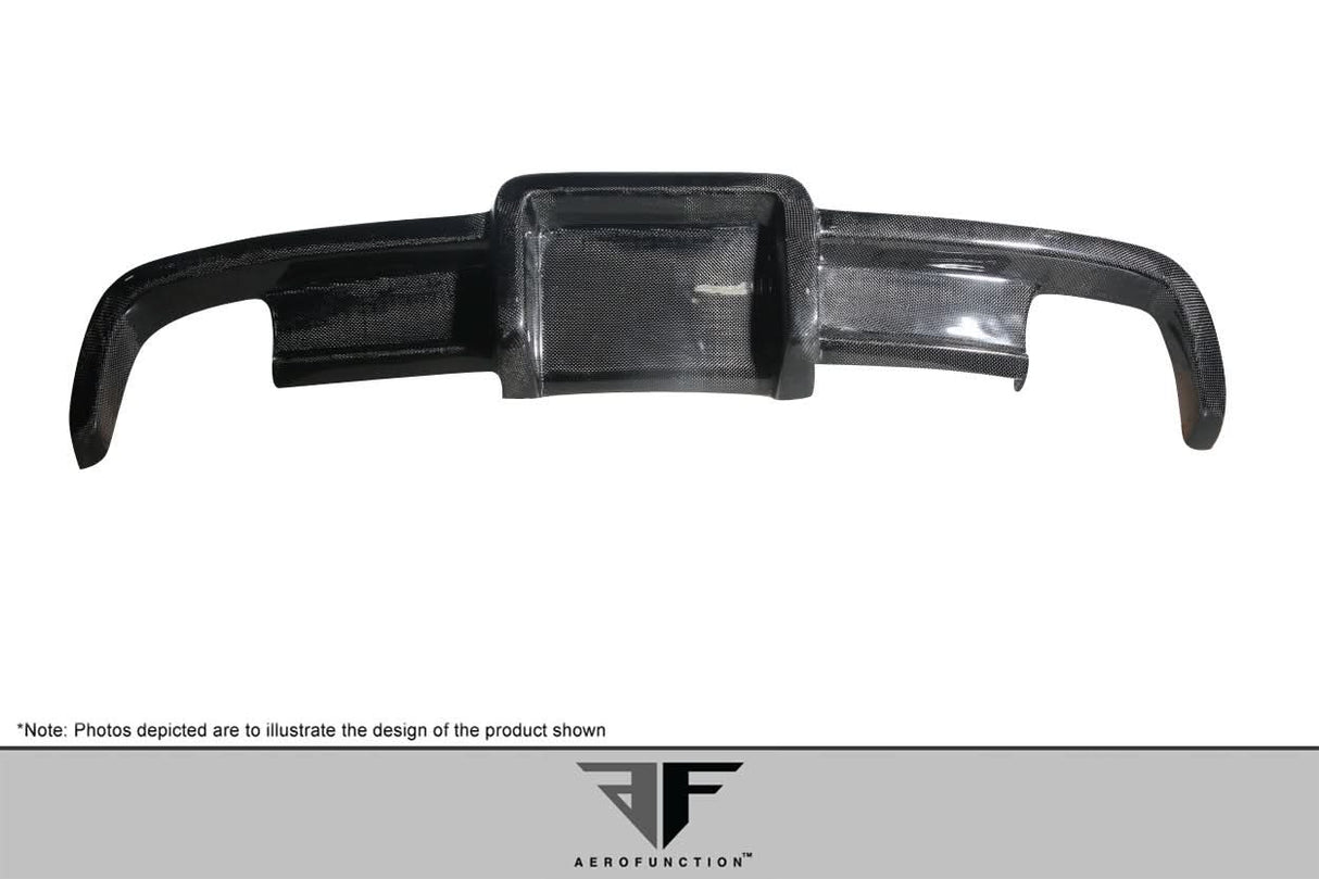 2003-2012 Mercedes SL Class AF-Signature 1 Style Wide Body Rear Diffuser - Carbon Fiber