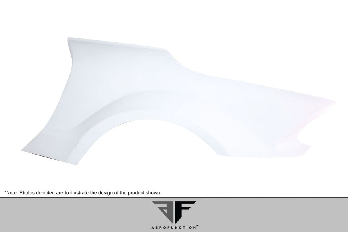 2003-2012 Mercedes SL Class AF-Signature 1 Style Wide Body Rear Fenders - FRP