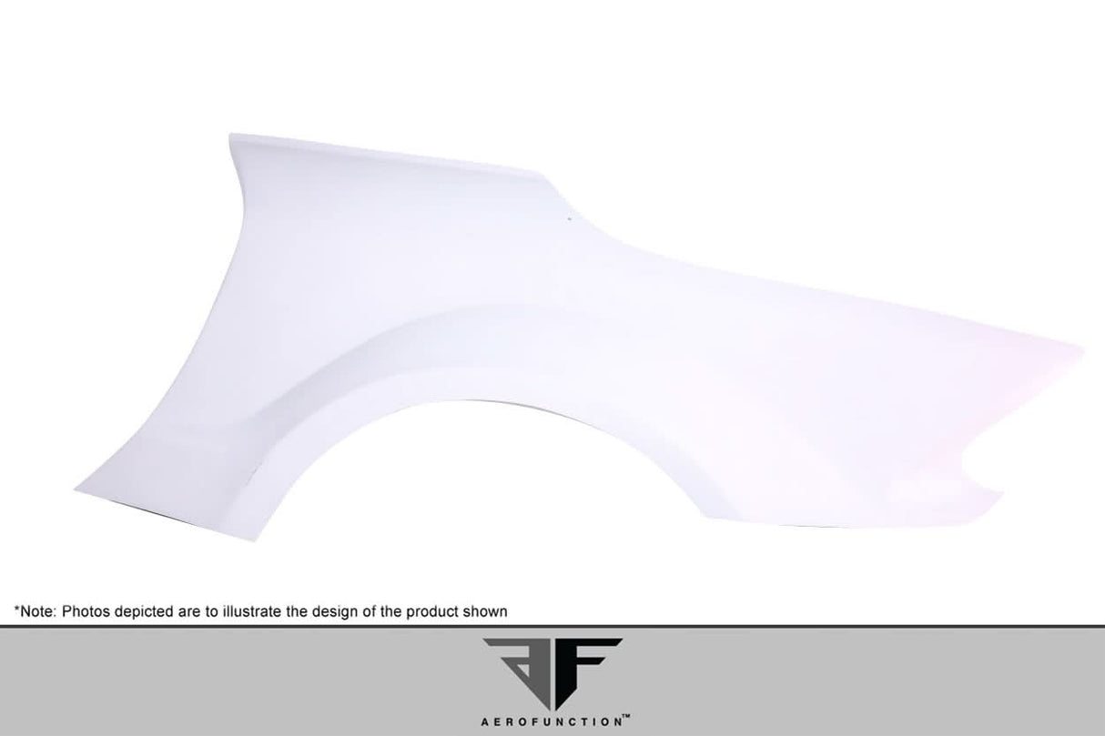 2003-2012 Mercedes SL Class AF-Signature 1 Style Wide Body Rear Fenders - FRP