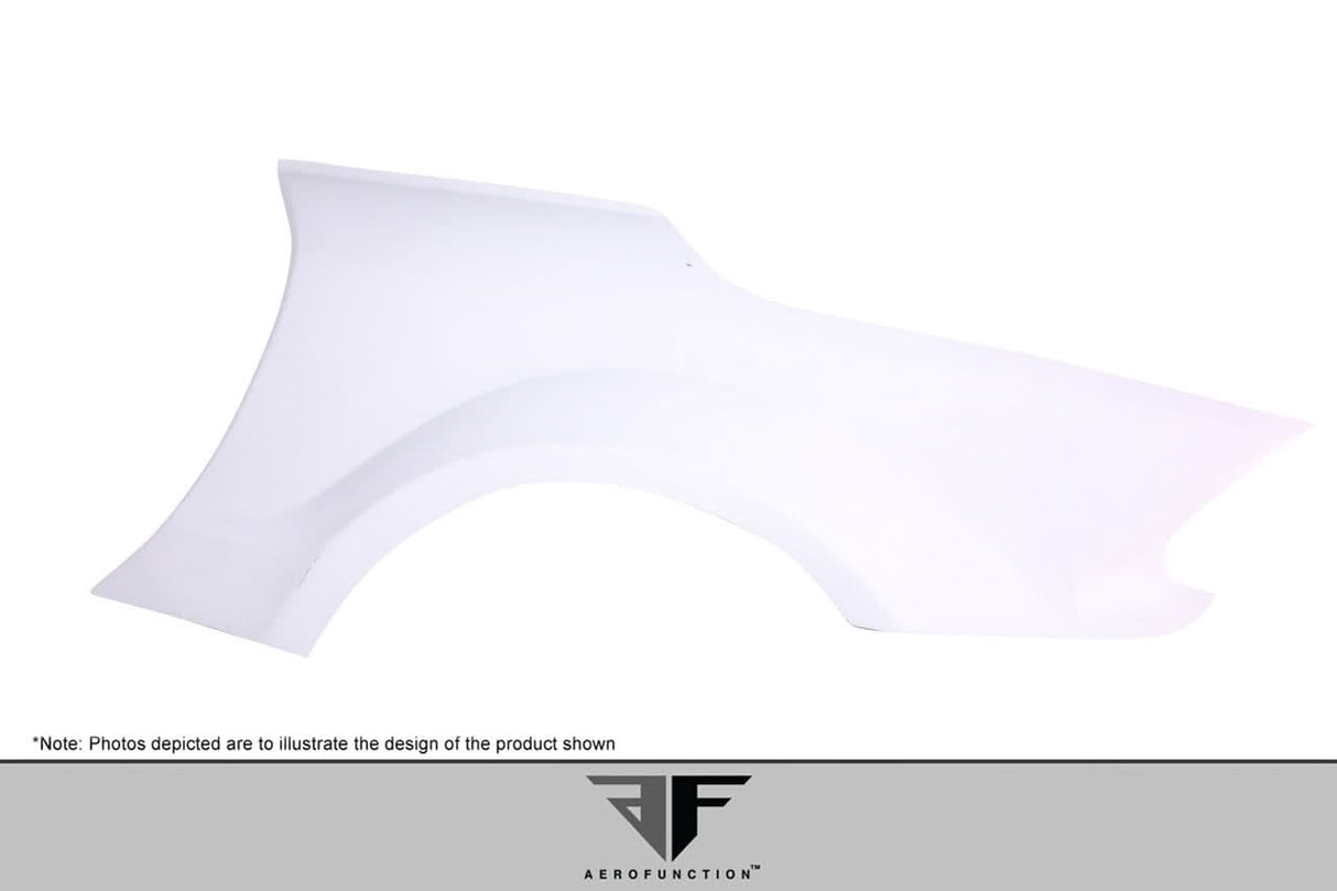 2003-2012 Mercedes SL Class AF-Signature 1 Style Wide Body Rear Fenders - FRP