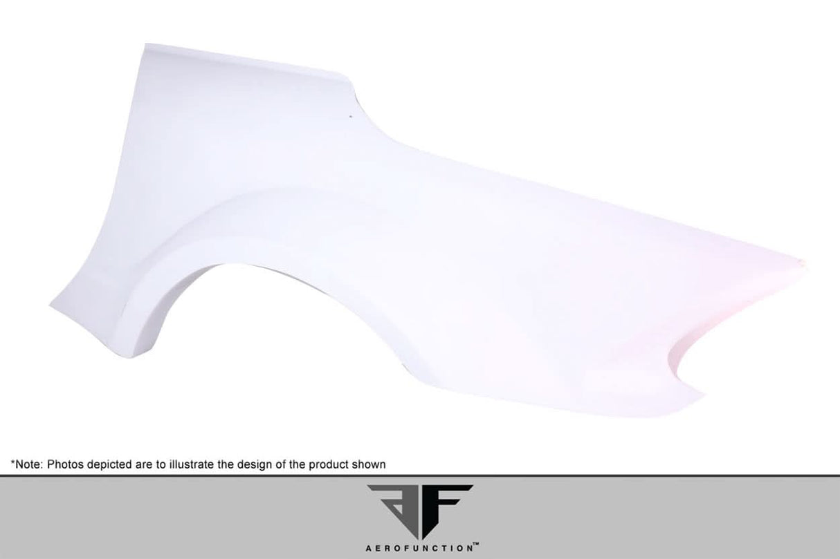 2003-2012 Mercedes SL Class AF-Signature 1 Style Wide Body Rear Fenders - FRP