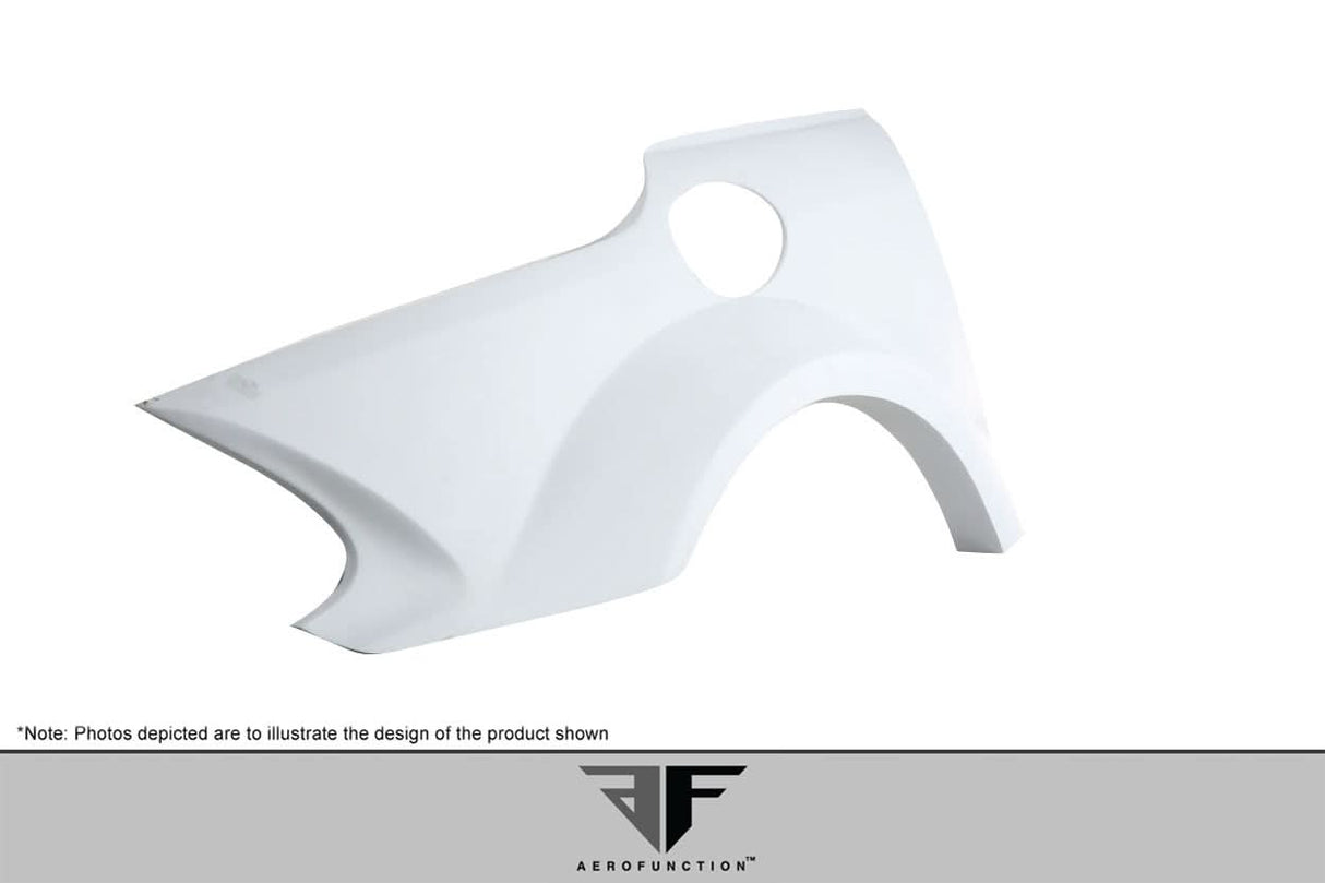 2003-2012 Mercedes SL Class AF-Signature 1 Style Wide Body Rear Fenders - FRP