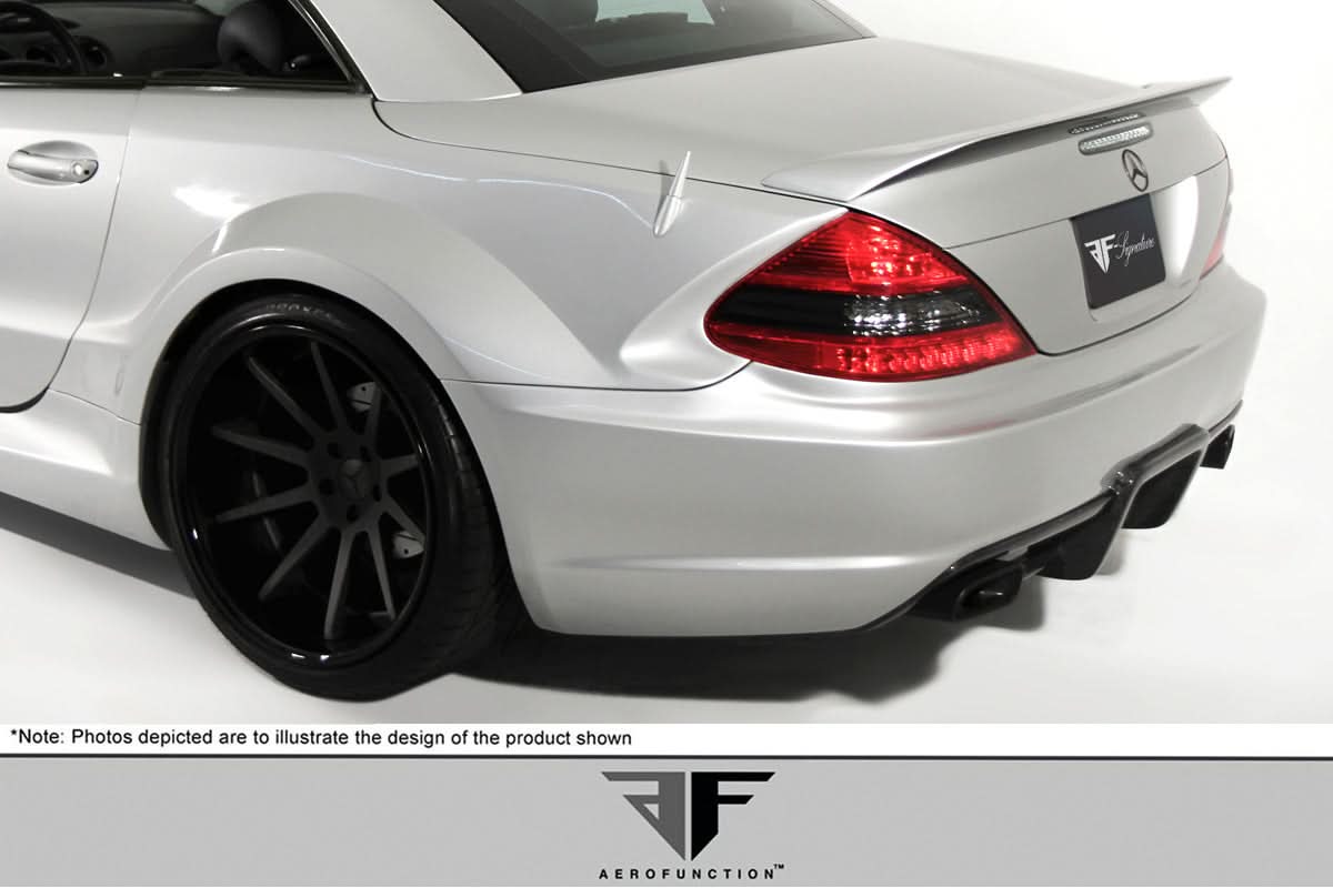 2003-2012 Mercedes SL Class AF-Signature 1 Style Wide Body Rear Fenders - FRP