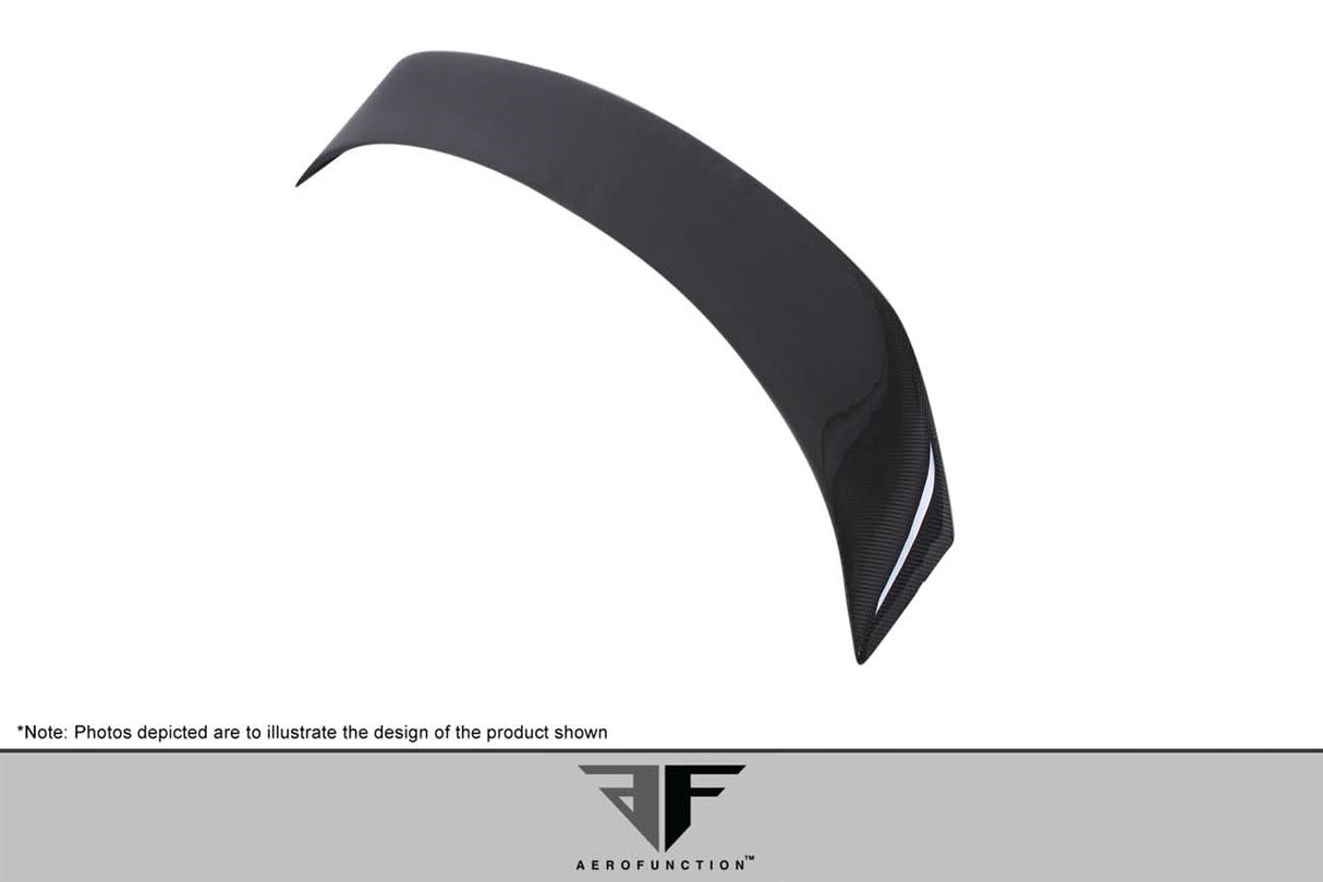 2003-2012 Mercedes SL Class AF-Signature 1 Style Trunk Spoiler - Carbon Fiber
